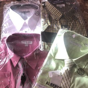 Men dress shirts (xl) 17/17 half (35-36)